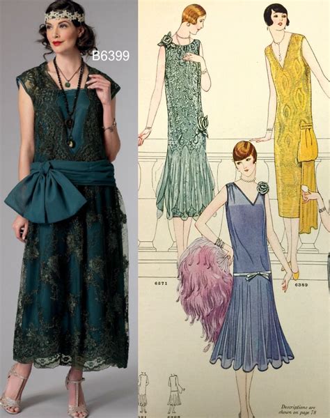 chanel inspired sewing patterns|dress patterns 1920s style.